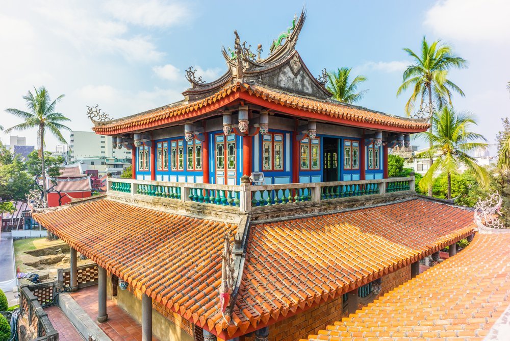 Where to Stay in Taiwan? The 7 Best Areas & Places to Stay 7 Chihkan Tower in the Old Town of Tainan, built as Fort Provintia