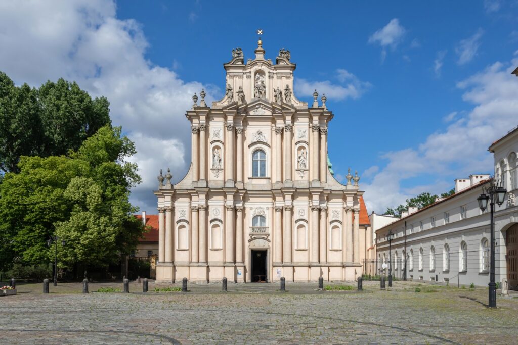 The Church of the Visitationists on Krakowskie Przedmieście in Warsaw