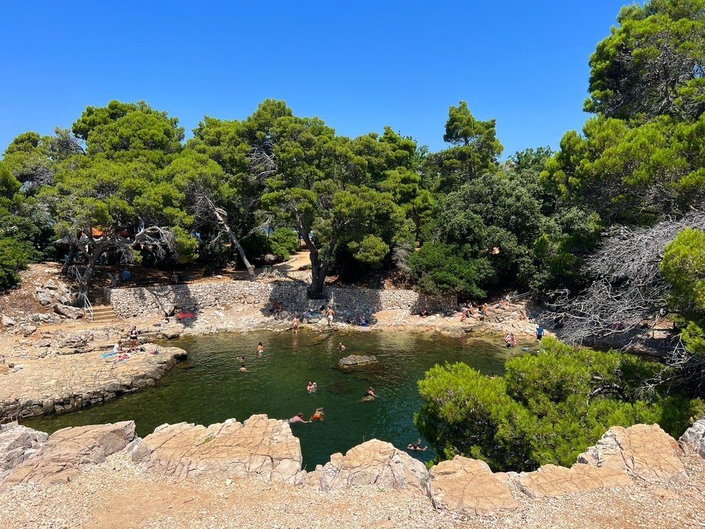 The Dead Sea on the island of Lokrum off Dubrovnik