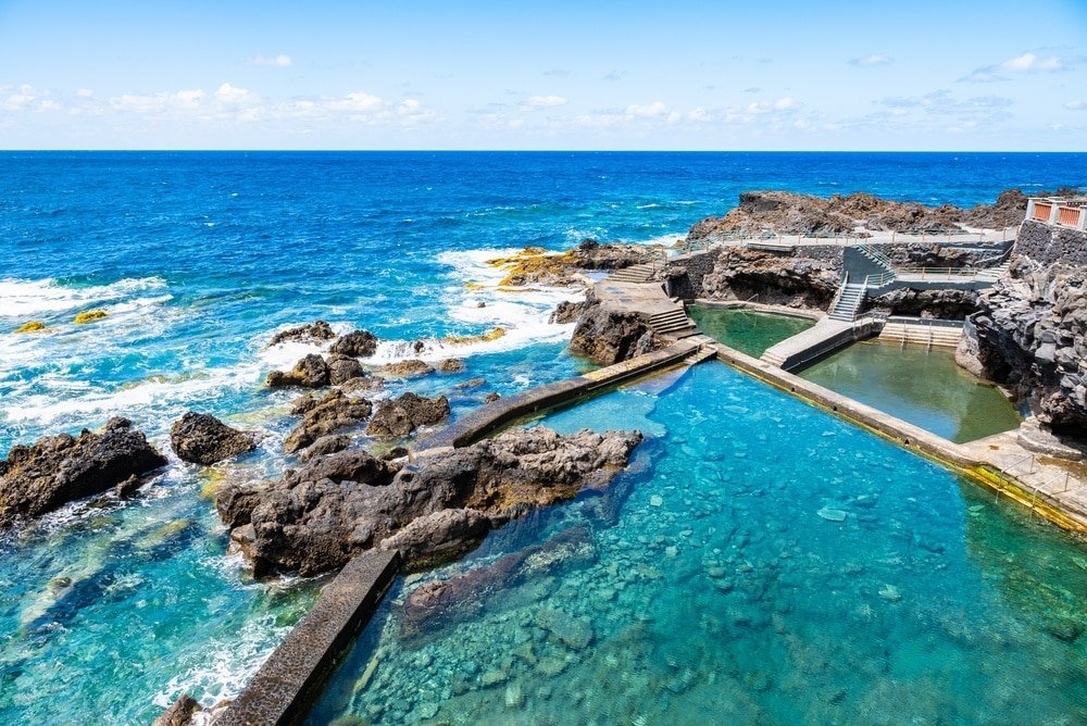 La Fajana natural pools in Barlovento on La Palma