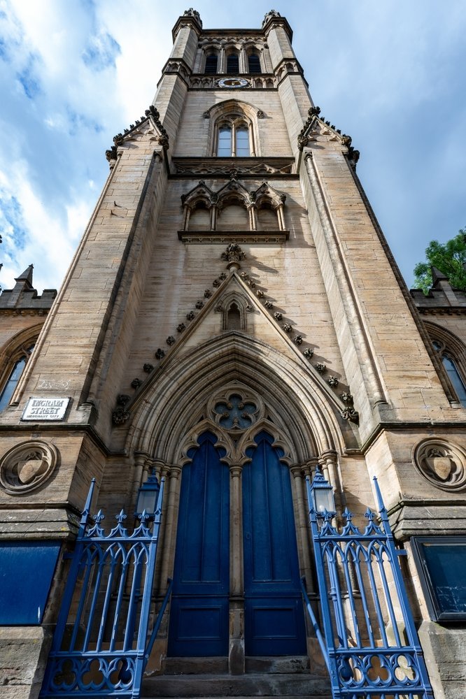 Where to Stay in Glasgow? The 5 Best Areas & Places to Stay 4 The former Ramshorn church on Ingram Street in Merchant City, Glasgow