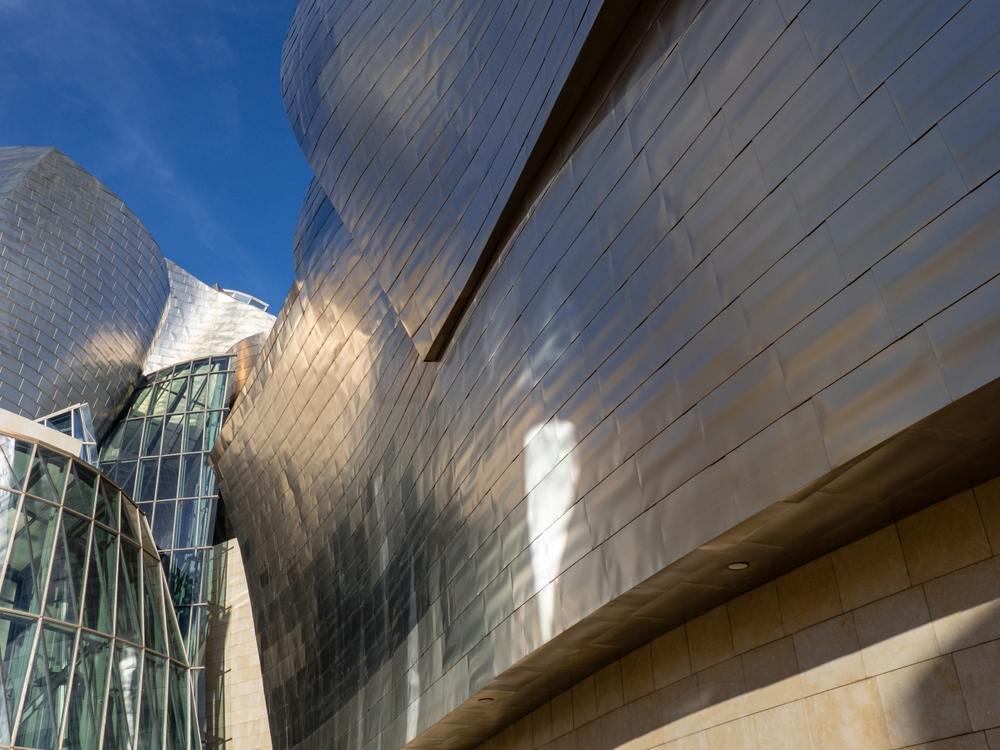 The Guggenheim Museum designed by Frank Gehry in Abandoibarra, Bilbao