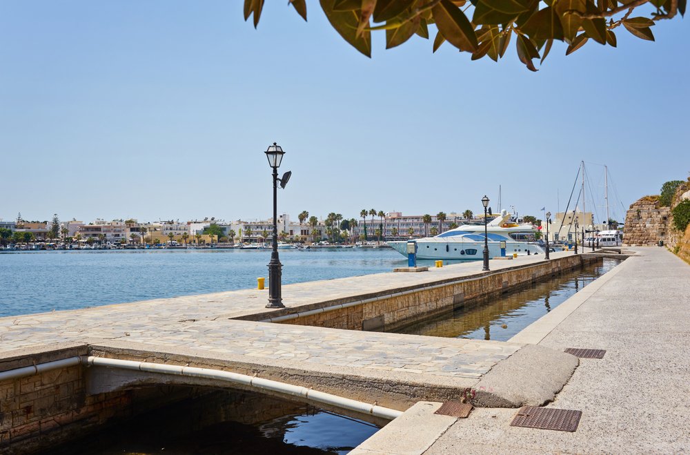 The harbour in Kos Town with Neratzia Castle