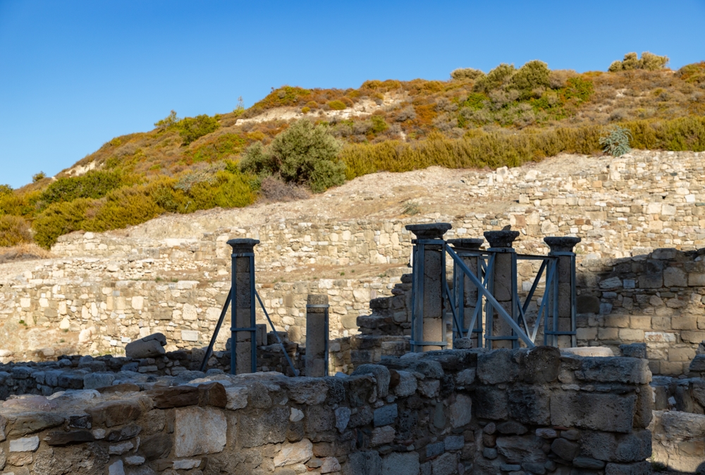The Hellenistic houses in the ancient city of Kamiros on Rhodes