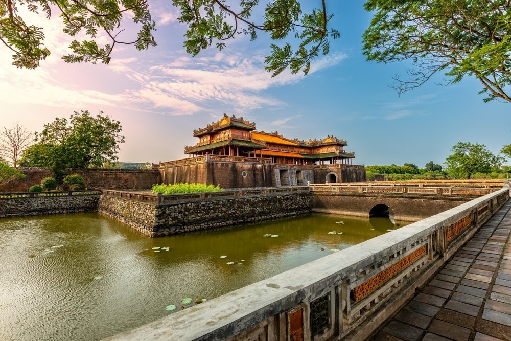 The Meridian Gate at the Imperial City in Hue