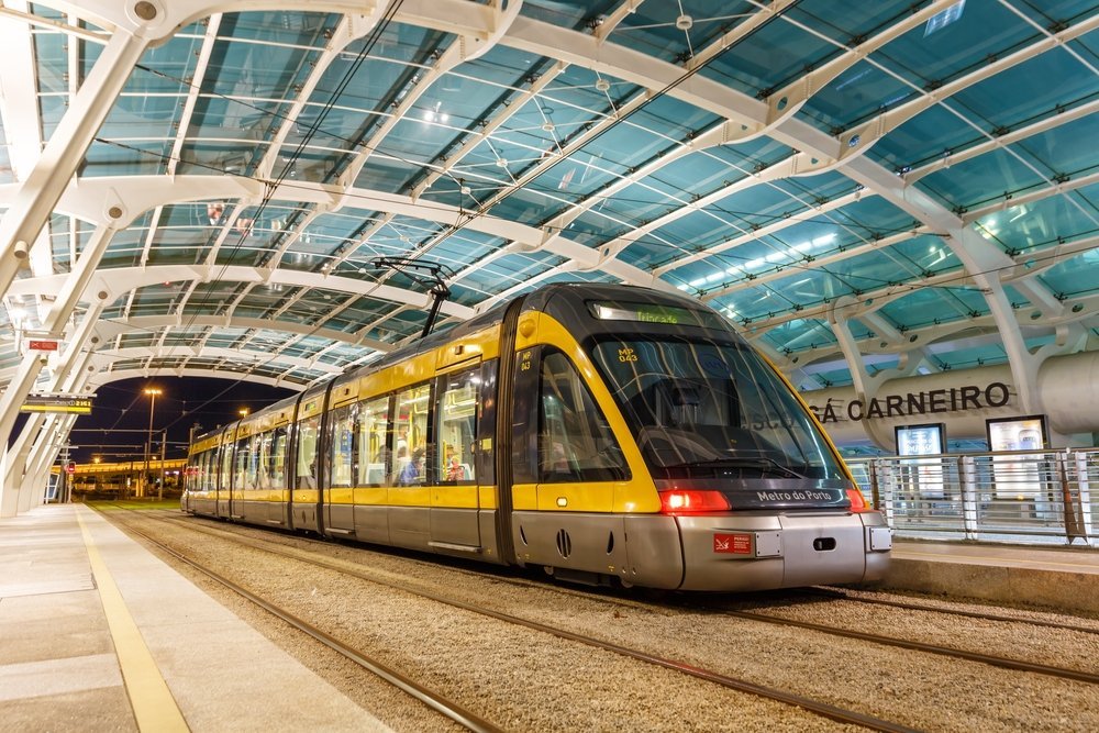 The metro in Porto