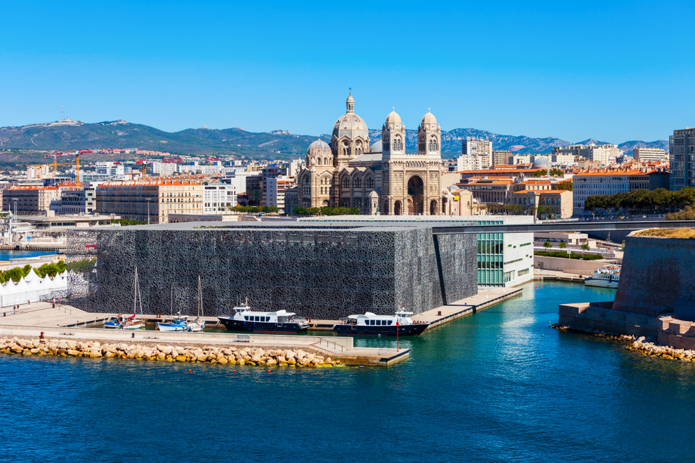 MuCEM on the waterfront in Joliette in Marseille