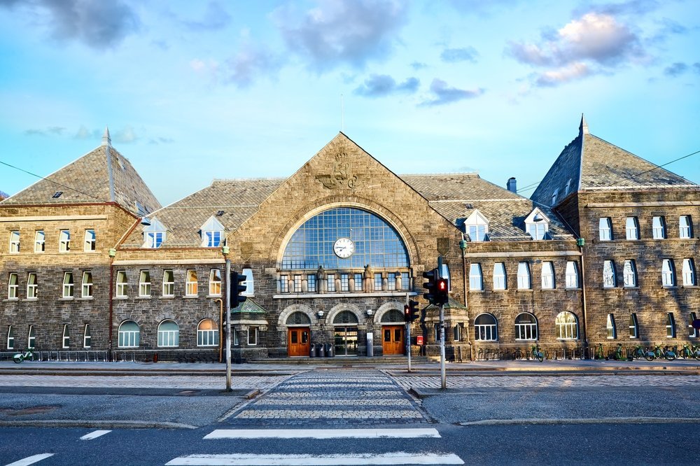 The old building of Bergen railway station