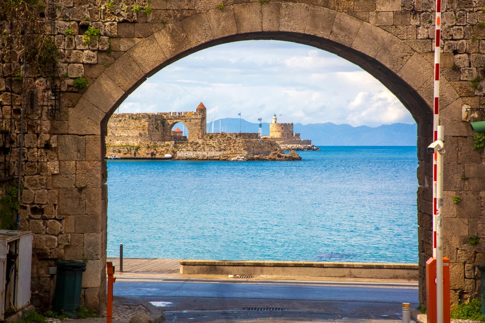 The Old Town in Rhodes Town