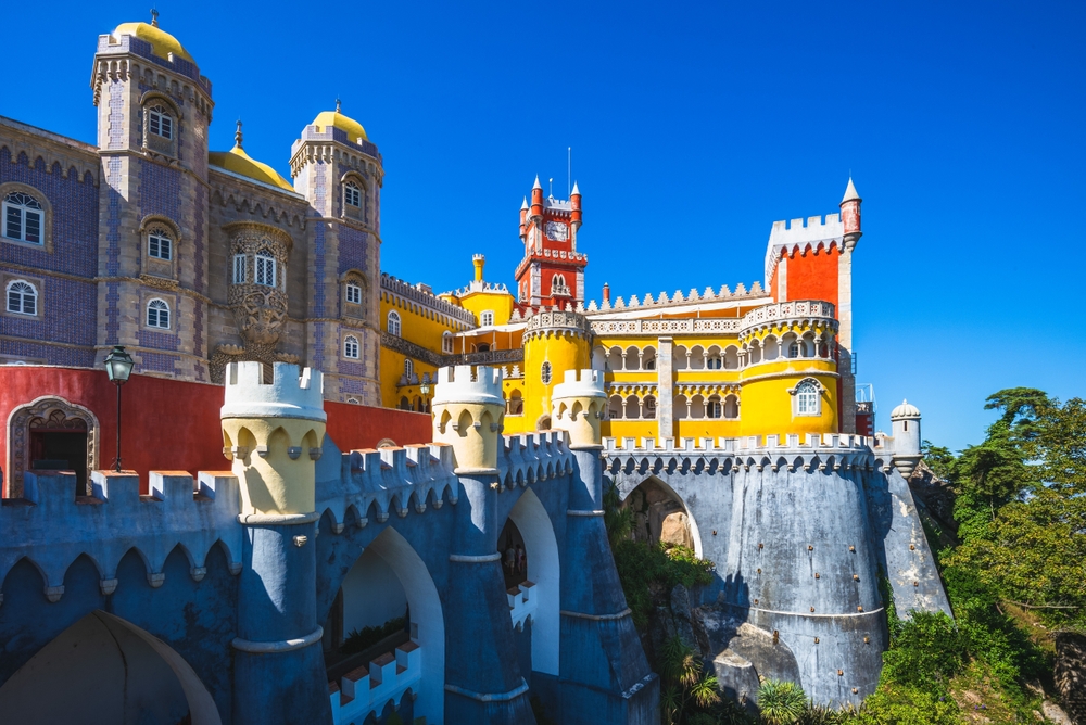 20 Best Things to Do in Lisbon: Sights, Prices & Tips 41 Pena Palace on a hilltop in Sintra