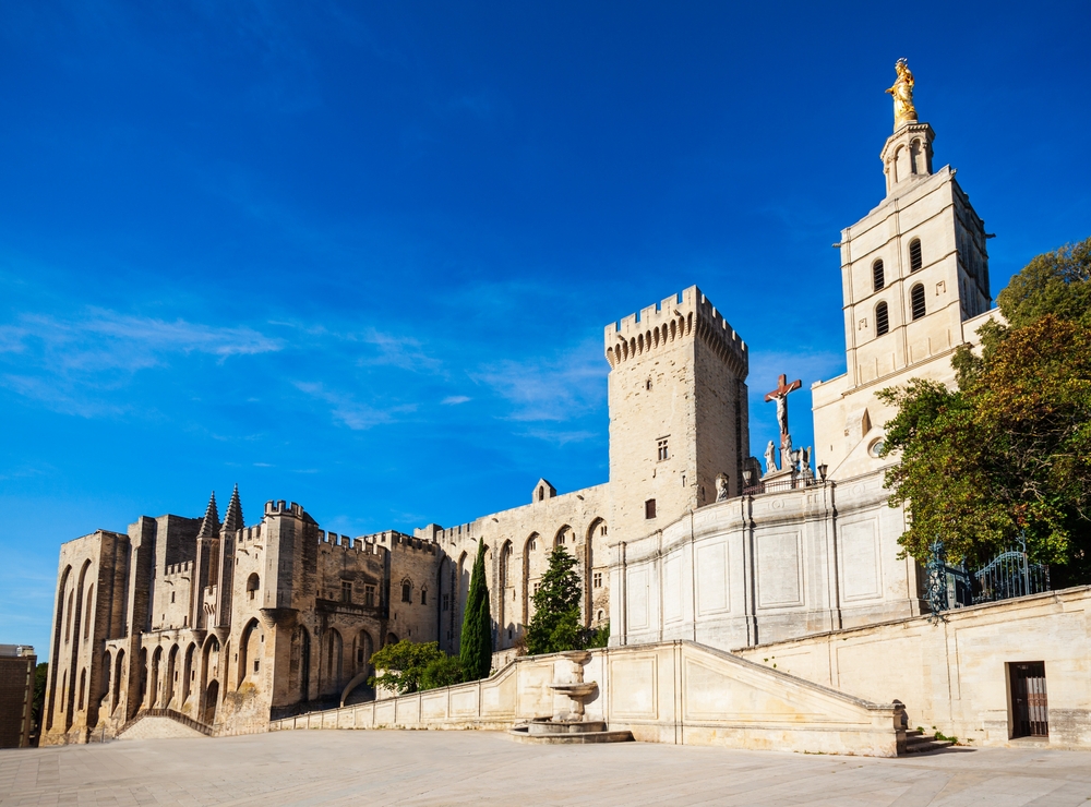 The Palais des Papes, the Popes' Palace in Avignon