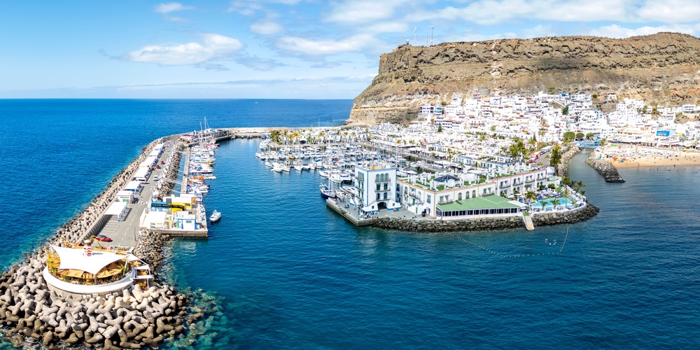 17 Best Things to Do in Gran Canaria: Sights, Prices & Tips 4 Aerial view of the marina in Puerto de Mogán on Gran Canaria