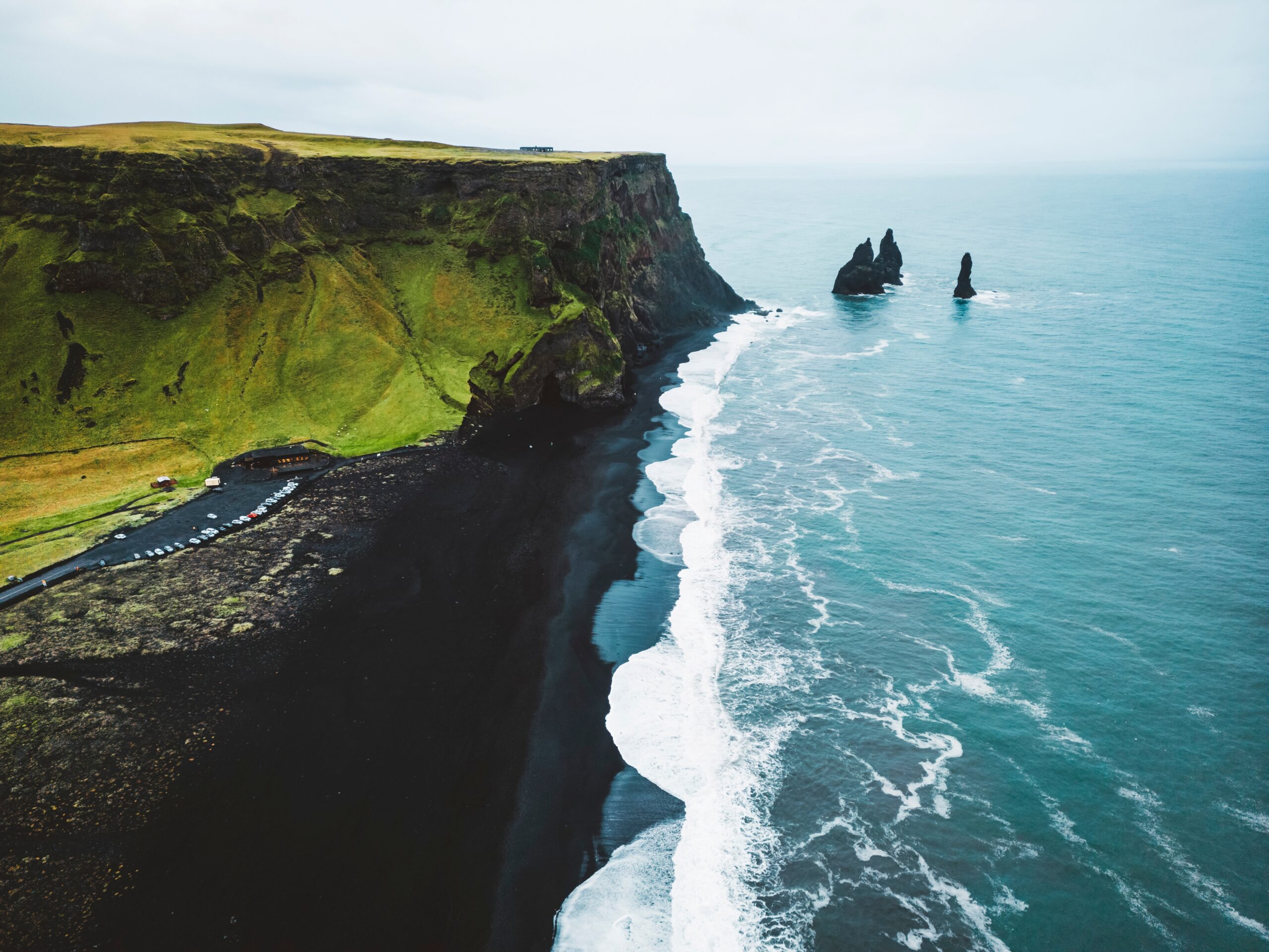 Reynisdrangar by Reynisfjara beach