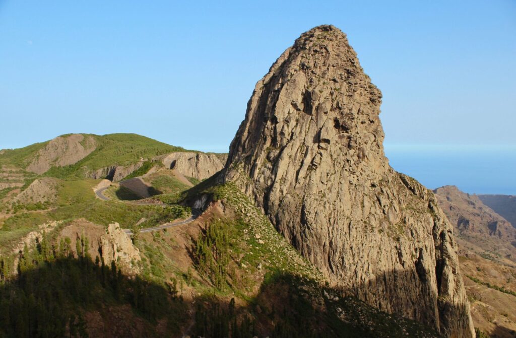 Roque de Agando in Garajonay National Park on La Gomera