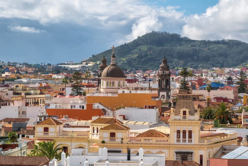 San Cristóbal de La Laguna with the cathedral