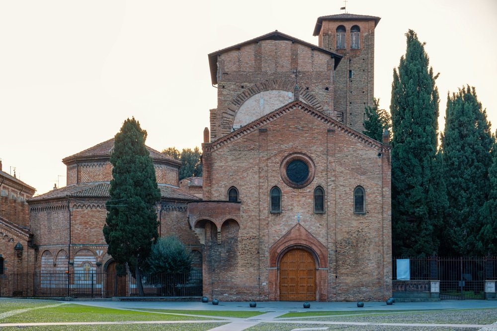 The Santo Stefano church complex and the Seven Churches on Piazza Santo Stefano in Bologna