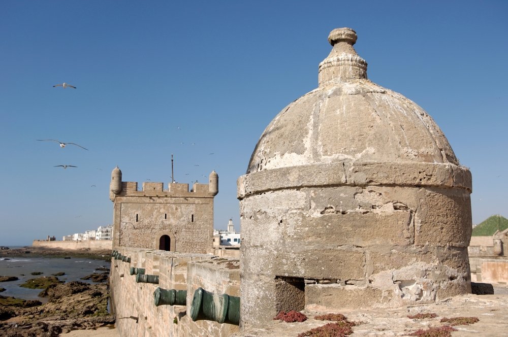 The Skala du Port bastion by the fishing harbour in Essaouira