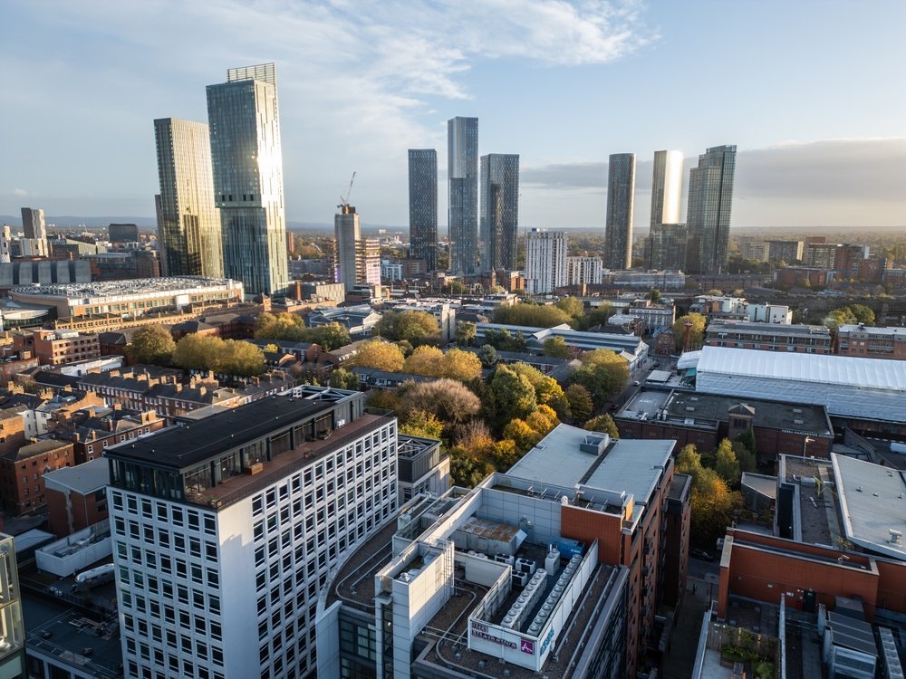Things to Do in Manchester - The 18 Best Sights & Experiences in the City of Football and Music 13 The Spinningfields business district by Deansgate in Manchester