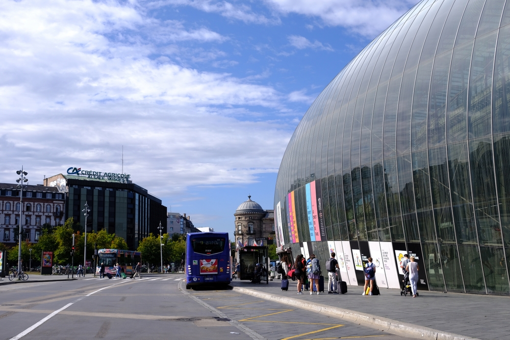 Where to Stay in Strasbourg? The 6 Best Areas & Places to Stay 7 Gare de Strasbourg railway station under a blue sky