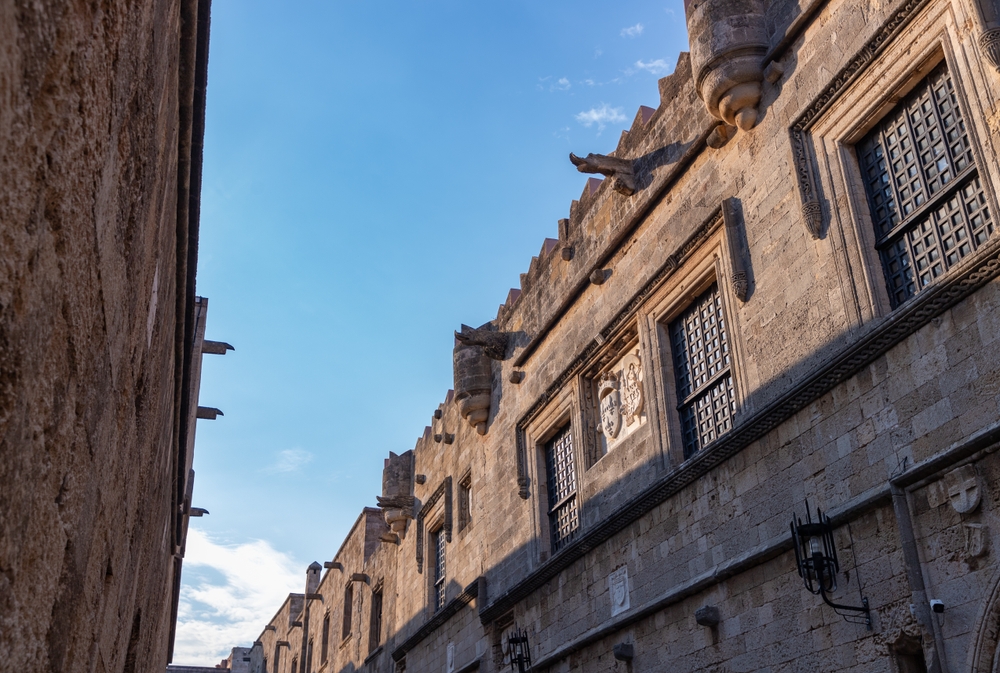 The Street of the Knights in the Old Town in Rhodes Town