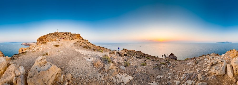 Sunset at Akrotiri Lighthouse