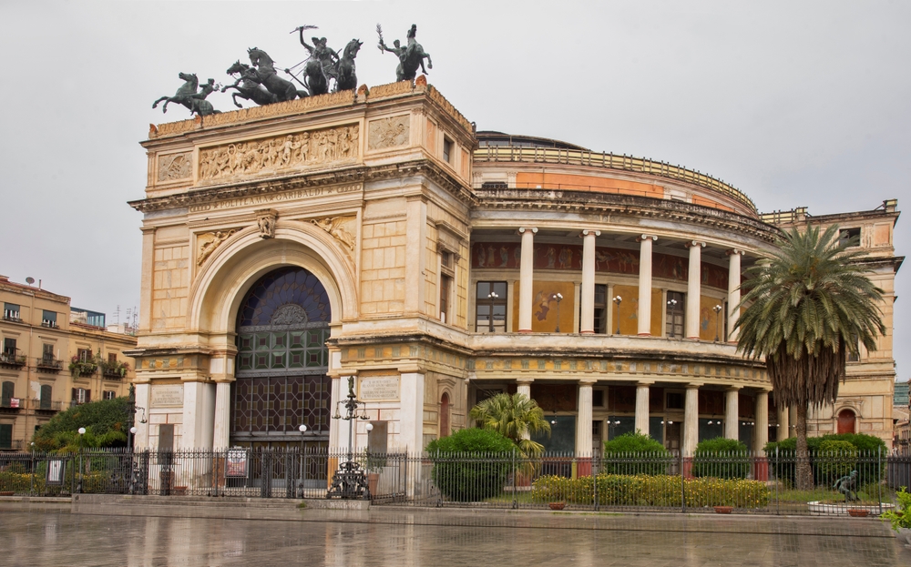Teatro Politeama on Piazza Ruggero Settimo in Palermo