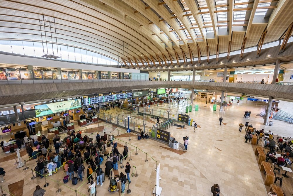 The terminal at Tenerife North Airport
