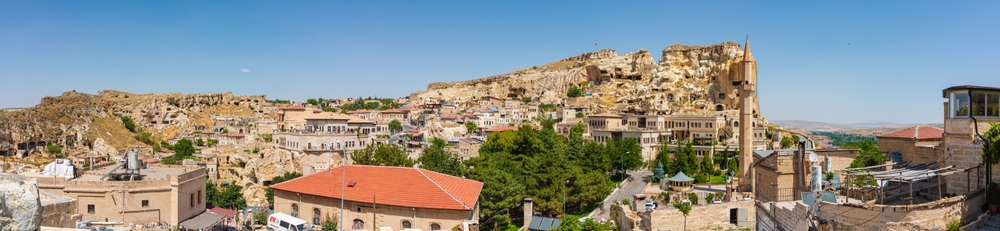 Panoramic view over Ürgüp in Cappadocia