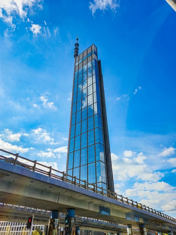 The Varso Tower skyscraper with the Highline Warsaw observation deck
