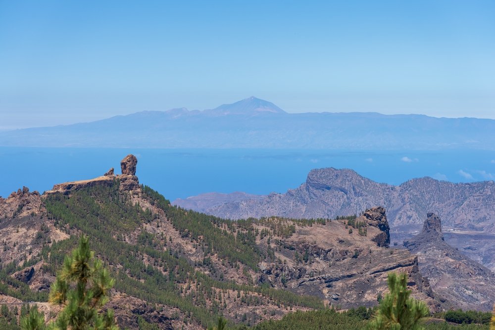 17 Best Things to Do in Gran Canaria: Sights, Prices & Tips 6 View from Pico de las Nieves over the mountains towards Roque Nublo on Gran Canaria
