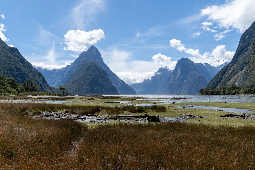 Where to stay in New Zealand: Mitre Peak above Milford Sound in Fiordland